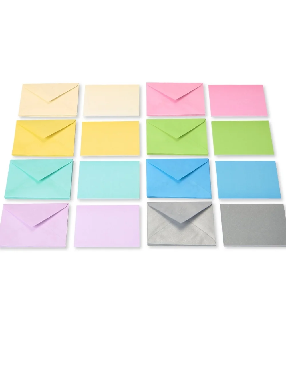 NEW American Greetings Note Cards with Envelopes Set of 100 Pastel Multicolored